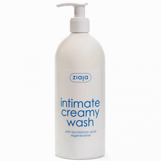intimate care σειρα - ziaja - καλλυντικα - Intimate creamy wash with lactobionic acid 500ml ΚΑΛΛΥΝΤΙΚΑ